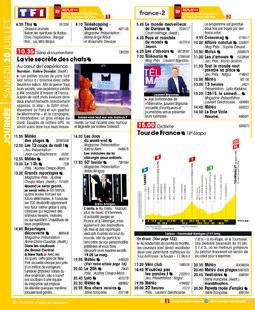 Télé Star 2233 JOURNÉE SAMEDI 20 JUILLET