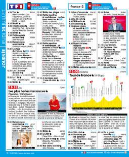 Télé Star 2233 JOURNÉE JEUDI 25 JUILLET