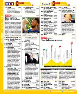 Télé Star 2234 JOURNÉE SAMEDI 27 JUILLET