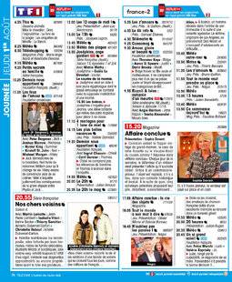 Télé Star 2234 JOURNÉE 1ER JEUDI AOÛT