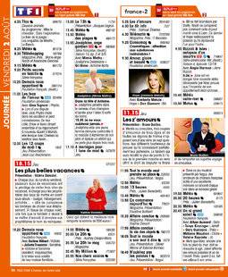 Télé Star 2234 JOURNÉE VENDREDI 2 AOÛT