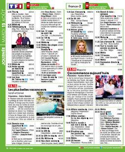 Télé Star 2236 JOURNÉE MARDI 13 AOÛT