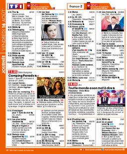Télé Star 2236 JOURNÉE VENDREDI 16 AOÛT