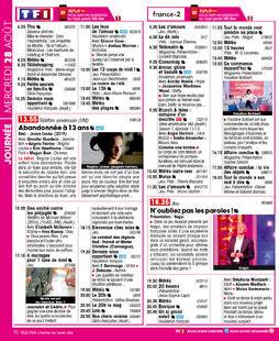 Télé Star 2238 JOURNÉE MERCREDI 28 AOÛT