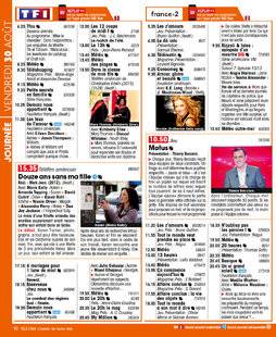 Télé Star 2238 JOURNÉE VENDREDI 30 AOÛT