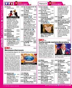 Télé Star 2240 JOURNÉE MERCREDI 11 SEPTEMBRE