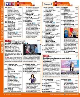 Télé Star 2240 JOURNÉE VENDREDI 13 SEPTEMBRE