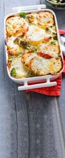 Télé Star 2241 Gratin de pommes de terre et brocoli au chorizo