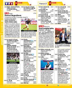 Télé Star 2242 JOURNÉE SAMEDI 21 SEPTEMBRE