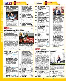 Télé Star 2243 JOURNÉE SAMEDI 28 SEPTEMBRE