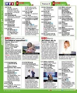 Télé Star 2243 JOURNÉE MARDI 1ER OCTOBRE