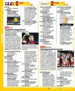 Télé Star 2244 JOURNÉE SAMEDI 5 OCTOBRE