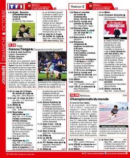 Télé Star 2244 JOURNÉE DIMANCHE 6 OCTOBRE