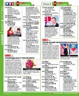 Télé Star 2244 JOURNÉE MARDI 8 OCTOBRE