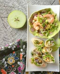 Télé Star 2244 Salade thaïe aux crevettes et à la pomme acidulée