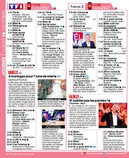 Télé Star 2245 JOURNÉE LUNDI 14 OCTOBRE