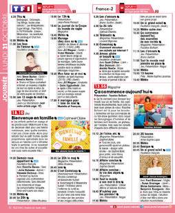 Télé Star 2246 JOURNÉE LUNDI 21 OCTOBRE