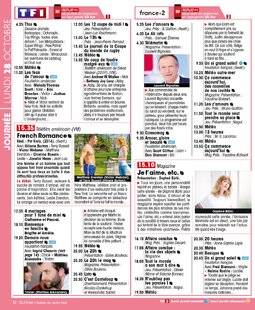 Télé Star 2247 JOURNÉE LUNDI 28 OCTOBRE
