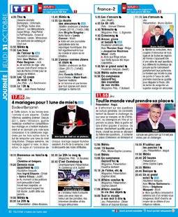 Télé Star 2247 JOURNÉE JEUDI 31 OCTOBRE
