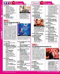 Télé Star 2247 JOURNÉE MERCREDI 30 OCTOBRE