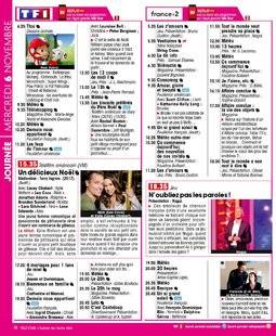 Télé Star 2248 JOURNÉE - MERCREDI 6 NOVEMBRE