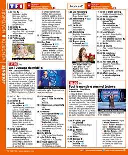 Télé Star 2248 JOURNÉE - VENDREDI 8 NOVEMBRE
