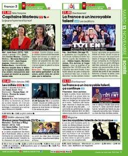 Télé Star 2249 SOIRÉE - MARDI 12 NOVEMBRE