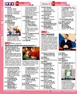 Télé Star 2250 JOURNÉE - LUNDI 18 NOVEMBRE