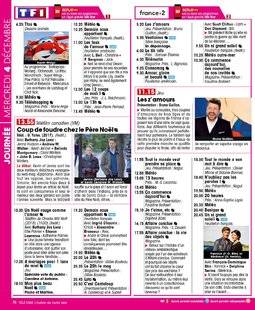 Télé Star 2252 JOURNÉE MERCREDI 4 DÉCEMBRE