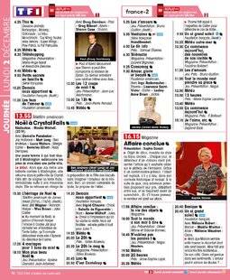 Télé Star 2252 JOURNÉE LUNDI 2 DÉCEMBRE