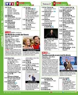 Télé Star 2253 JOURNÉE MARDI 10 DÉCEMBRE