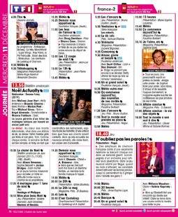 Télé Star 2253 JOURNÉE MERCREDI 11 DÉCEMBRE