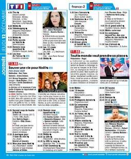 Télé Star 2253 JOURNÉE JEUDI 12 DÉCEMBRE