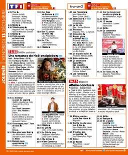 Télé Star 2253 JOURNÉE VENDREDI 13 DÉCEMBRE