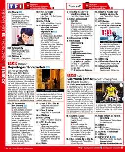 Télé Star 2254 JOURNÉE DIMANCHE 15 DÉCEMBRE
