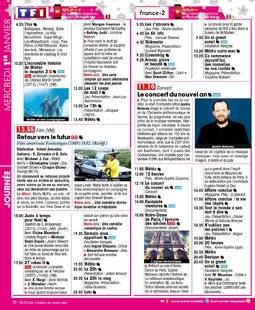 Télé Star 2256 JOURNÉE MERCREDI 1ER JANVIER