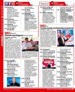 Télé Star 2257 JOURNÉE DIMANCHE 5 JANVIER