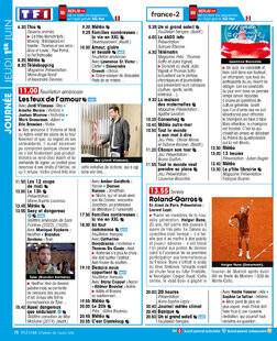 Télé Star 2434 JOURNÉE JEUDI 1ER JUIN