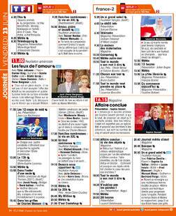 Télé Star 2437 JOURNÉE VENDREDI 23 JUIN