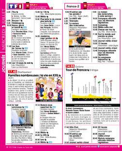 Télé Star 2491 JOURNÉE MERCREDI 3 JUILLET