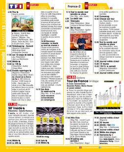 Télé Star 2493 SAMEDI 13 JUILLET - JOURNÉE