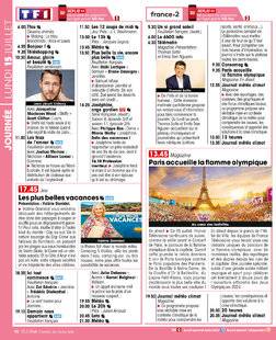 Télé Star 2493 JOURNÉE LUNDI 15 JUILLET