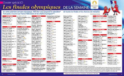 Télé Star 2495 Les finales olympiques DE LA SEMAINE