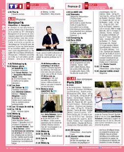 Télé Star 2495 JOURNÉE LUNDI 29 JUILLET