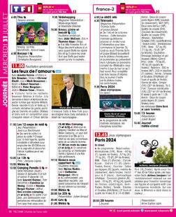 Télé Star 2495 JOURNÉE MERCREDI 31 JUILLET