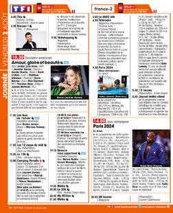 Télé Star 2495 JOURNÉE VENDREDI 2 AOÛT