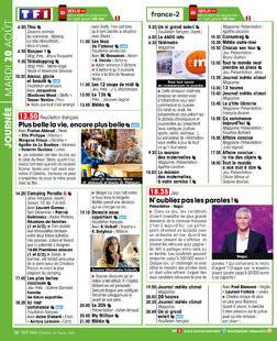 Télé Star 2498 JOURNÉE MARDI 20 AOÛT