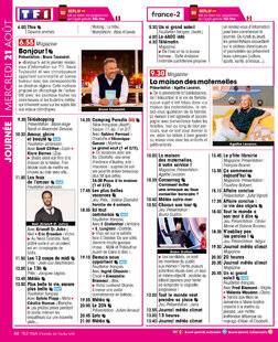 Télé Star 2498 JOURNÉE MERCREDI 21 AOÛT