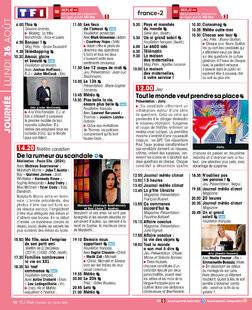 Télé Star 2499 JOURNÉE LUNDI 26 AOÛT