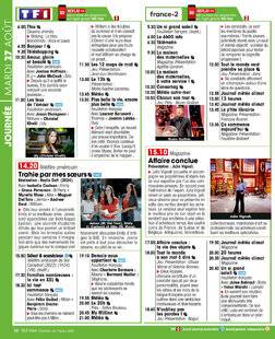 Télé Star 2499 JOURNÉE MARDI 27 AOÛT